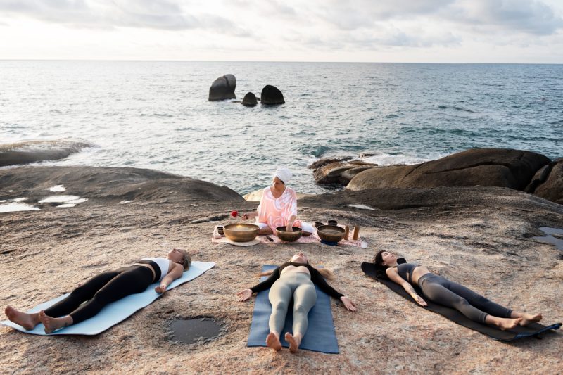 Portable travel yoga mats