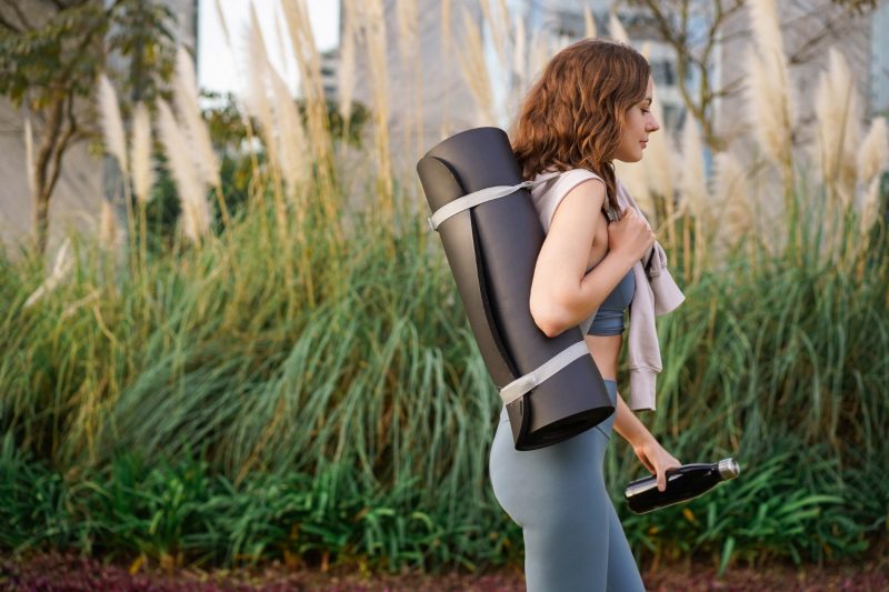 Portable travel yoga mats