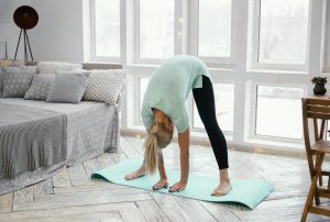 Home yoga space