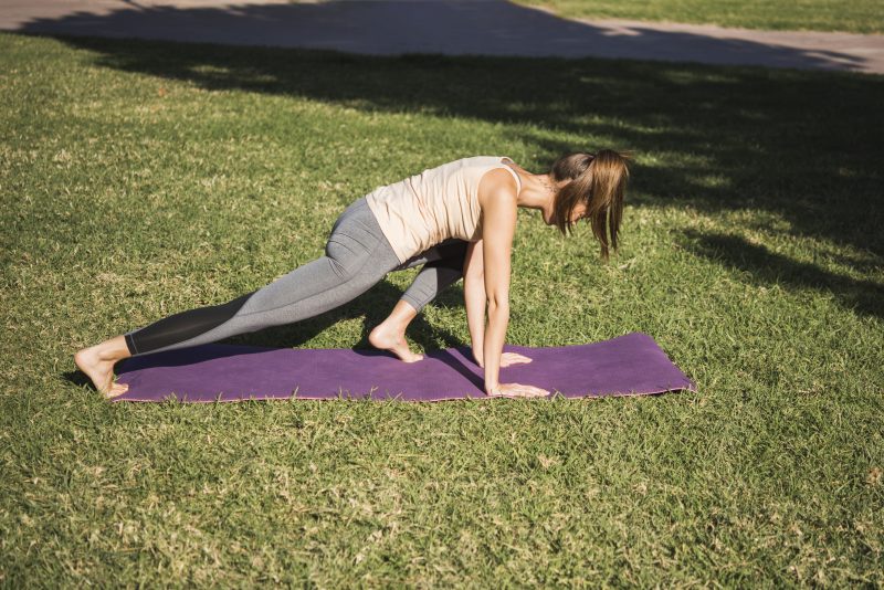 yoga mat grip