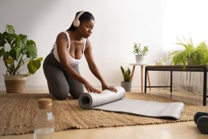 Alignment yoga mats