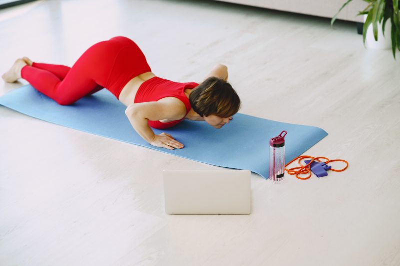 Yoga mat for injury prevention