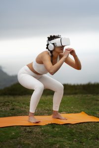 Yoga mat texture